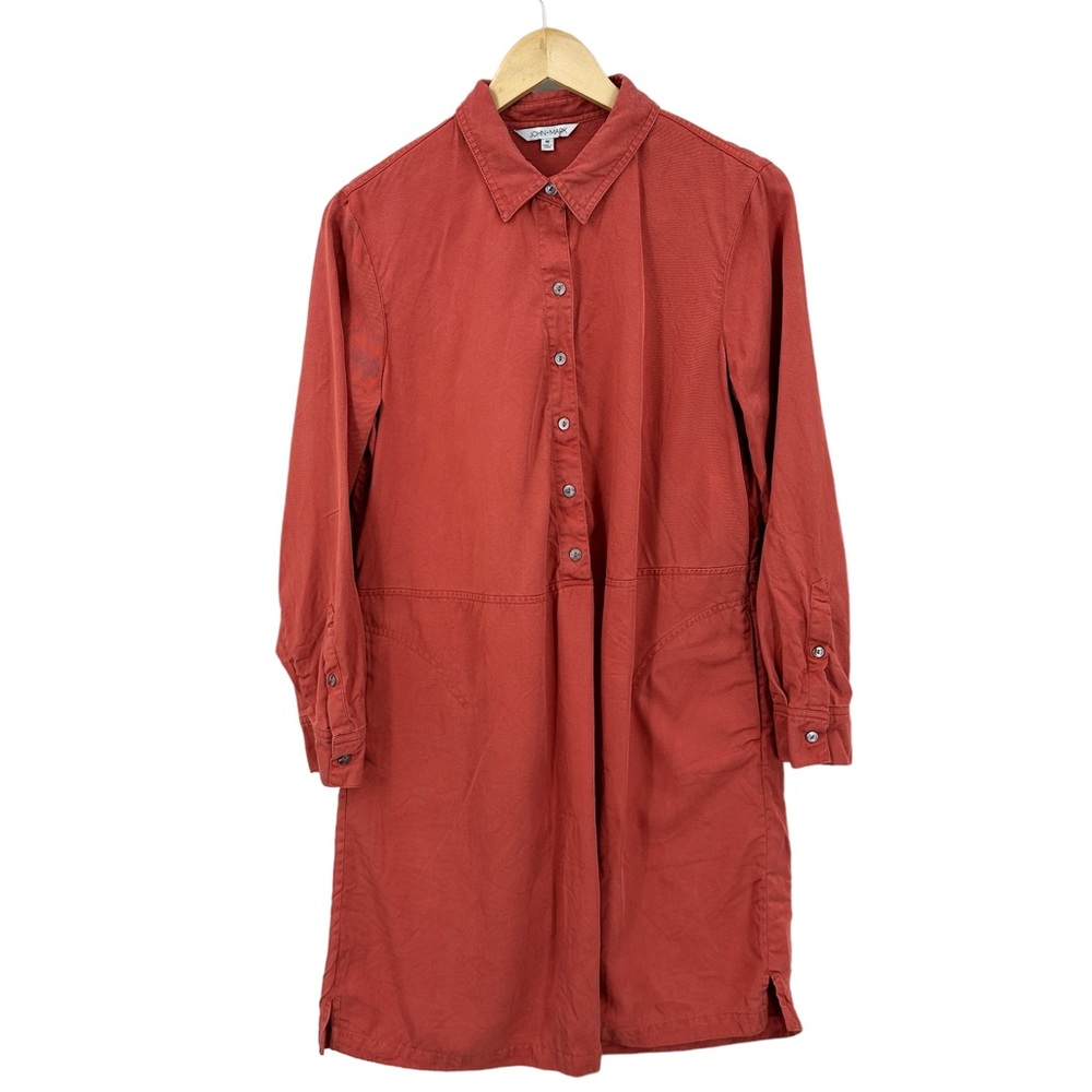 JOHN MARK Shirt Dress Orange